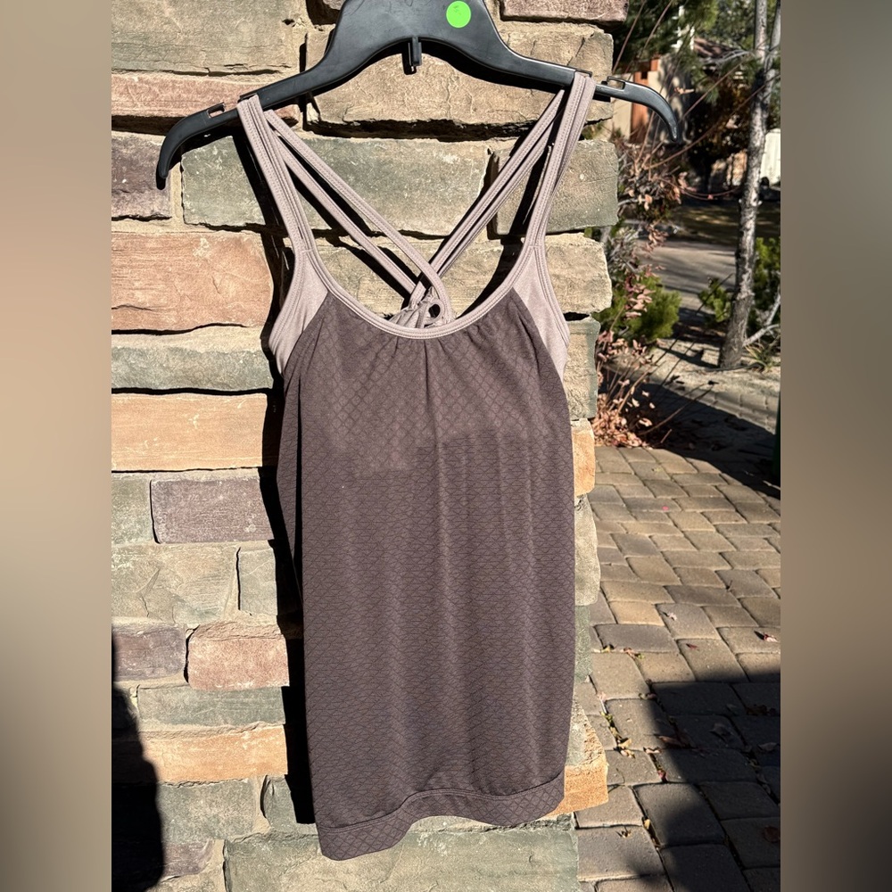 Athleta Brown Strappy Tank Top